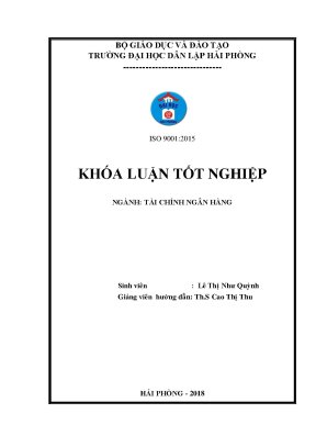 Luận văn cải thiện tình hình tài chính tại công ty
