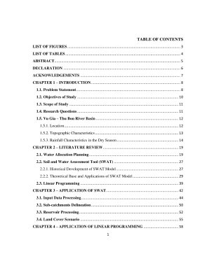 Thesis of master degree major integrated water resources management study on water allocation in river basin using linear programming a case study of vu gia thu bon river basin