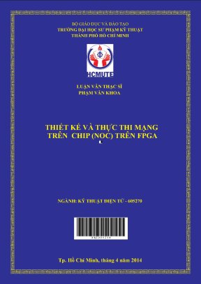 Luận văn thạc sĩ hcmute thiết kế và thực thi mạng trên chip noc trên fpga