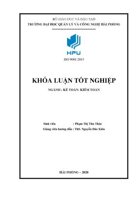 Khóa luận tốt nghiệp hoàn thiện công tác kế toán tài chính doanh thu chi phí và xác định kết quả kinh doanh tại công ty tnhh lộc vừng đỏ