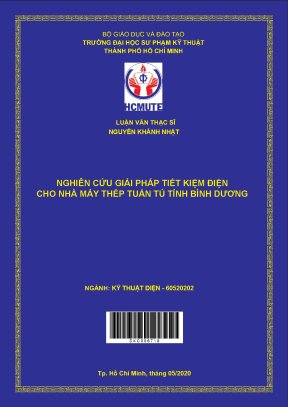 Luận văn thạc sĩ hcmute nghiên cứu giải pháp tiết kiệm điện cho nhà máy thép tuấn tú tỉnh bình dương