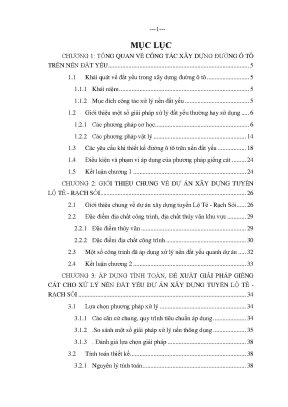 Nghiên cứu và lựa chọn giải pháp xử lý đất yếu nền đường bằng giếng cát sd dự án xây dựng tuyến lộ tẻ rạch sỏi luận văn thạc sĩ chuyên ngành xây dựng đường ô tô và đường thành phố