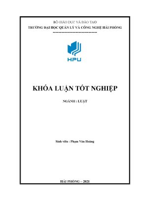 Luận văn tốt nghiệp pháp luật lao động về tiền lương trong doanh nghiệp có vốn đầu tư nước ngoài và thực tiễn áp dụng tại hải phòng