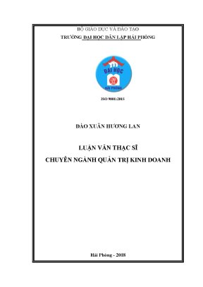 Luận văn thạc sĩ giải pháp nâng cao hiệu quả công tác kiểm tra sau thông quan hàng gia công xuất khẩu tại hải quan hải phòng