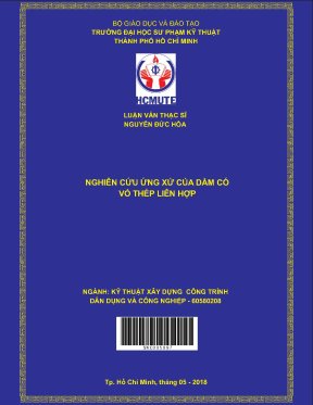Luận văn thạc sĩ hcmute nghiên cứu ứng xử của dầm có vỏ thép liên hợp