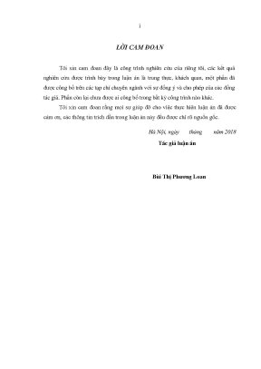 Luận án nghiên cứu hiện trạng hữu cơ và biện pháp nâng cao khả năng cố định các bon trong đất cát biển vùng bắc trung bộ
