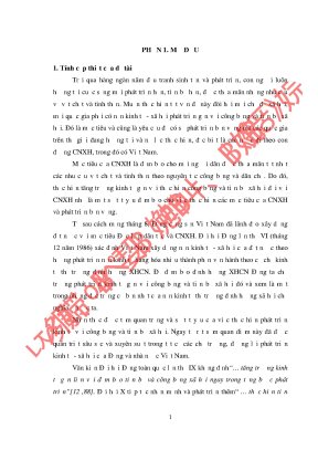Luận văn tăng trưởng kinh tế gắn với công bằng và tiến bộ xã hội ở thành phố huế tỉnh thừa thiên huế