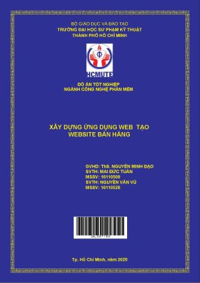 Đồ án hcmute xây dựng ứng dụng web tạo website bán hàng