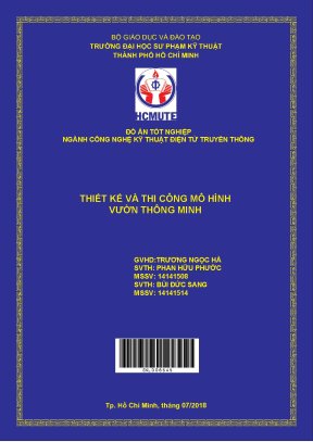 Đồ án hcmute thiết kế và thi công mô hình vườn thông minh