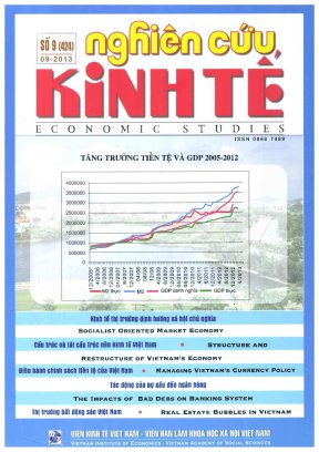 Nghiên cứu kinh tế 424 ban biên tập nguyễn hữu đạt và nh ng kh